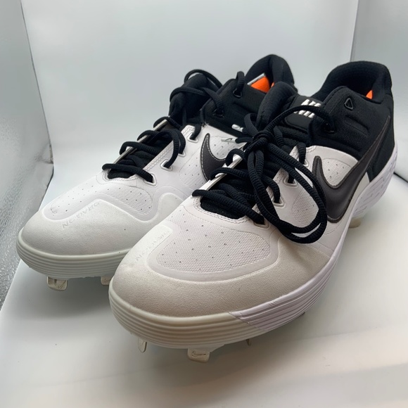 Nike Air Zoom Dragon Low Men\'s Metal Baseball Cleats White/Black Size 13 main image 13